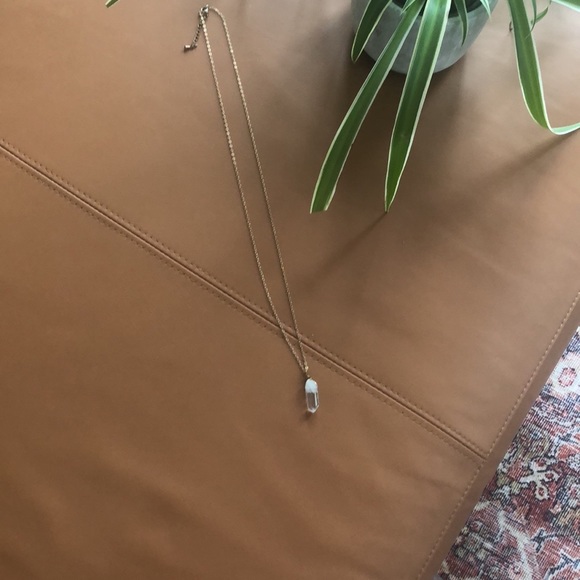 Real Quartz Crystal Necklace - Picture 2 of 4